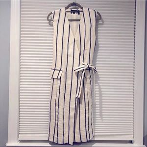 Theory Wrap Linen Dress